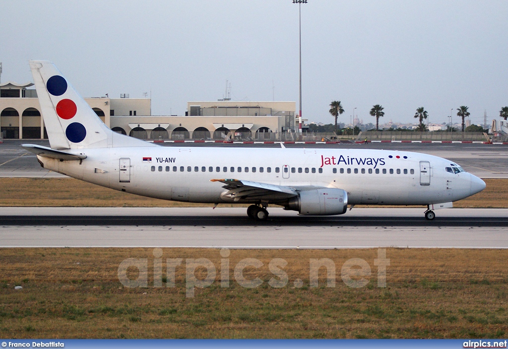 YU-ANV, Boeing 737-300, Jat Airways