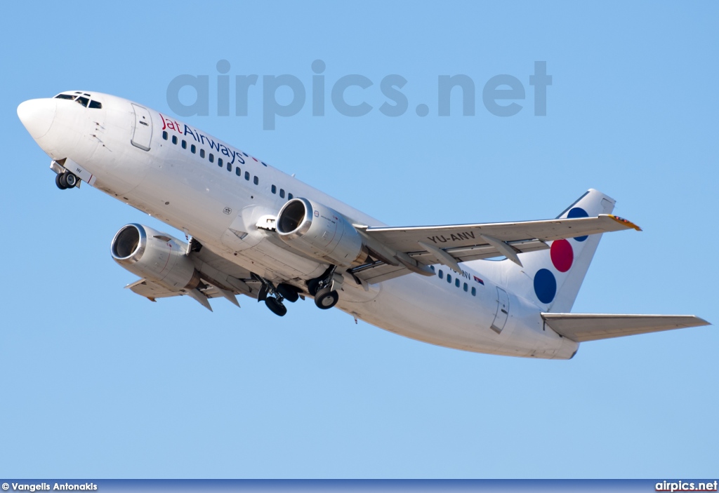 YU-ANV, Boeing 737-300, Jat Airways