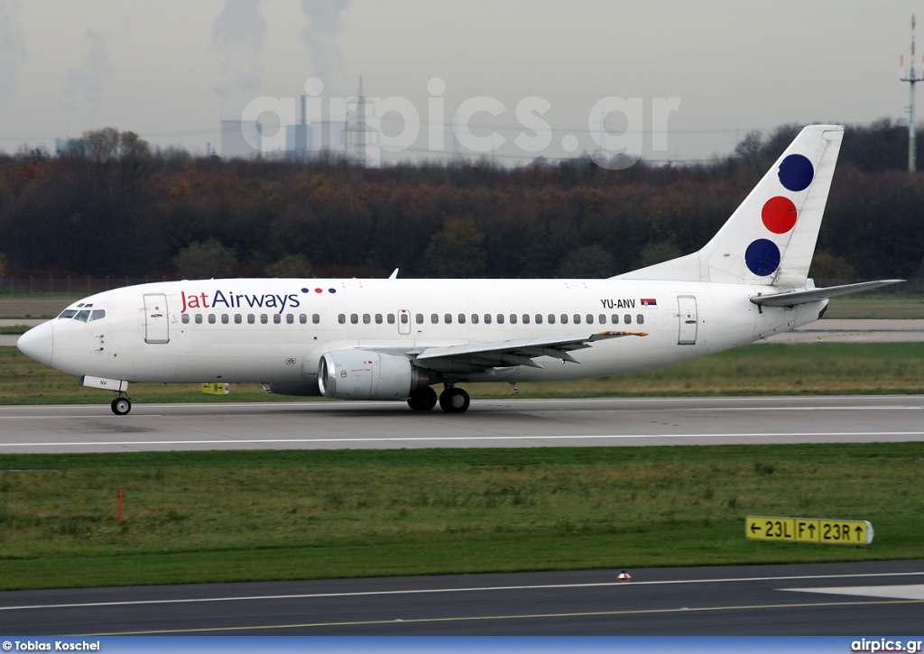 YU-ANV, Boeing 737-300, Jat Airways