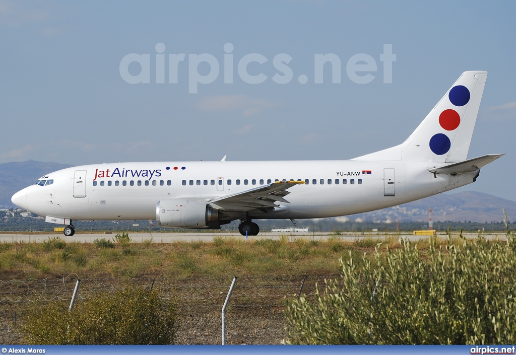 YU-ANW, Boeing 737-300, Jat Airways