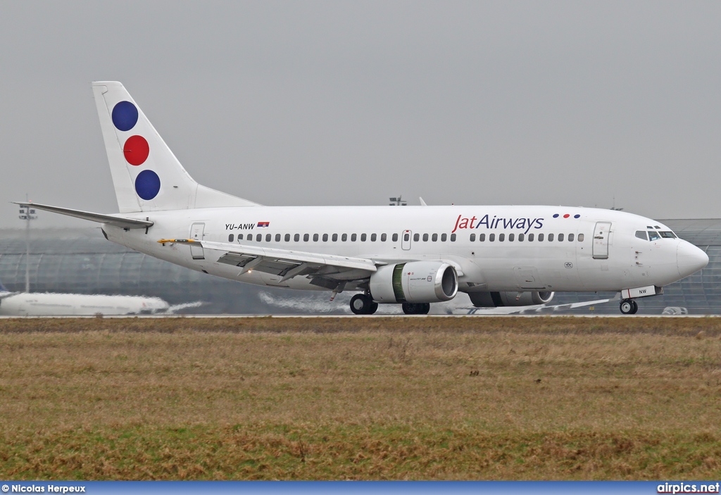 YU-ANW, Boeing 737-300, Jat Airways