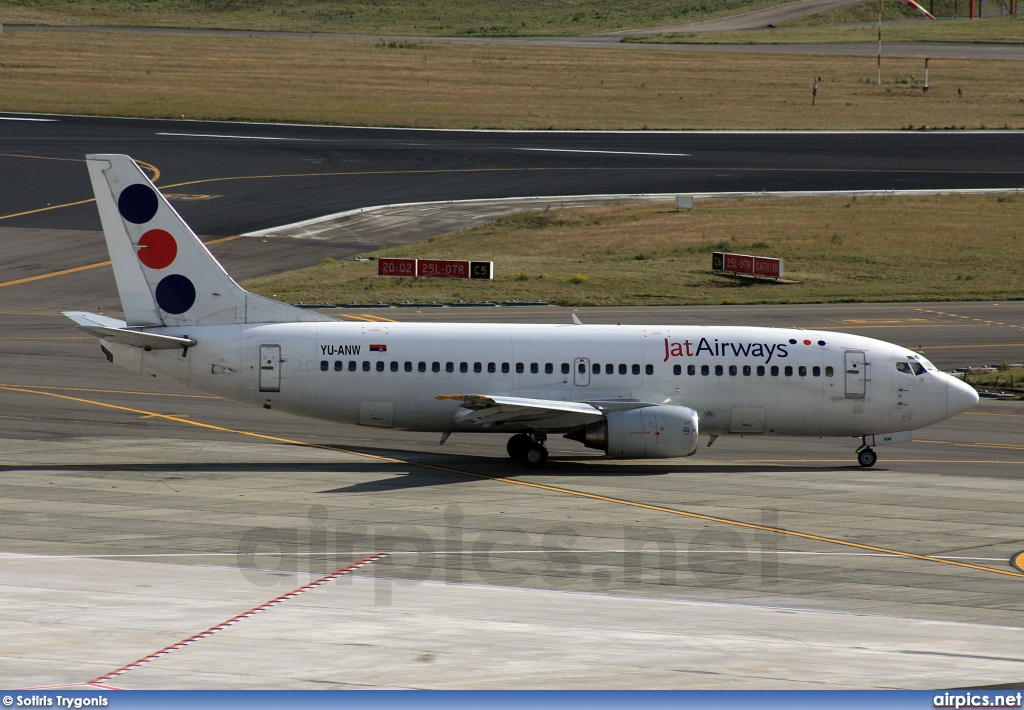 YU-ANW, Boeing 737-300, Jat Airways