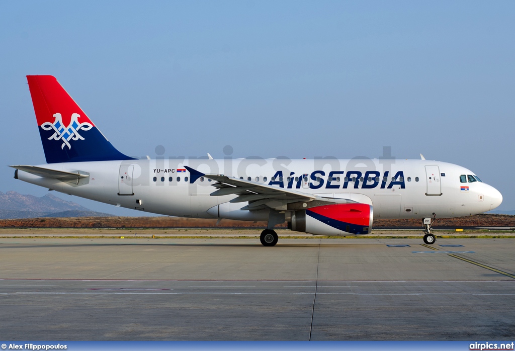 YU-APC, Airbus A319-100, Air Serbia