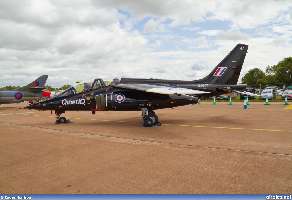 ZJ647, Dassault-Dornier Alpha Jet, QinetiQ