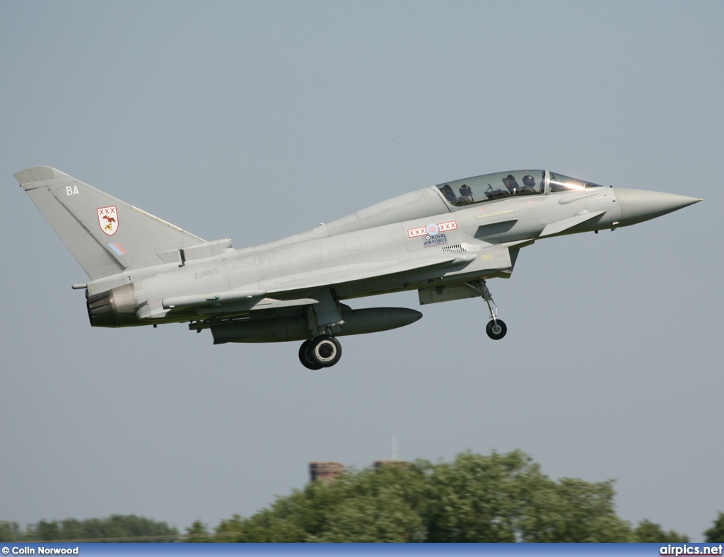 ZJ803, Eurofighter Typhoon T.1, Royal Air Force