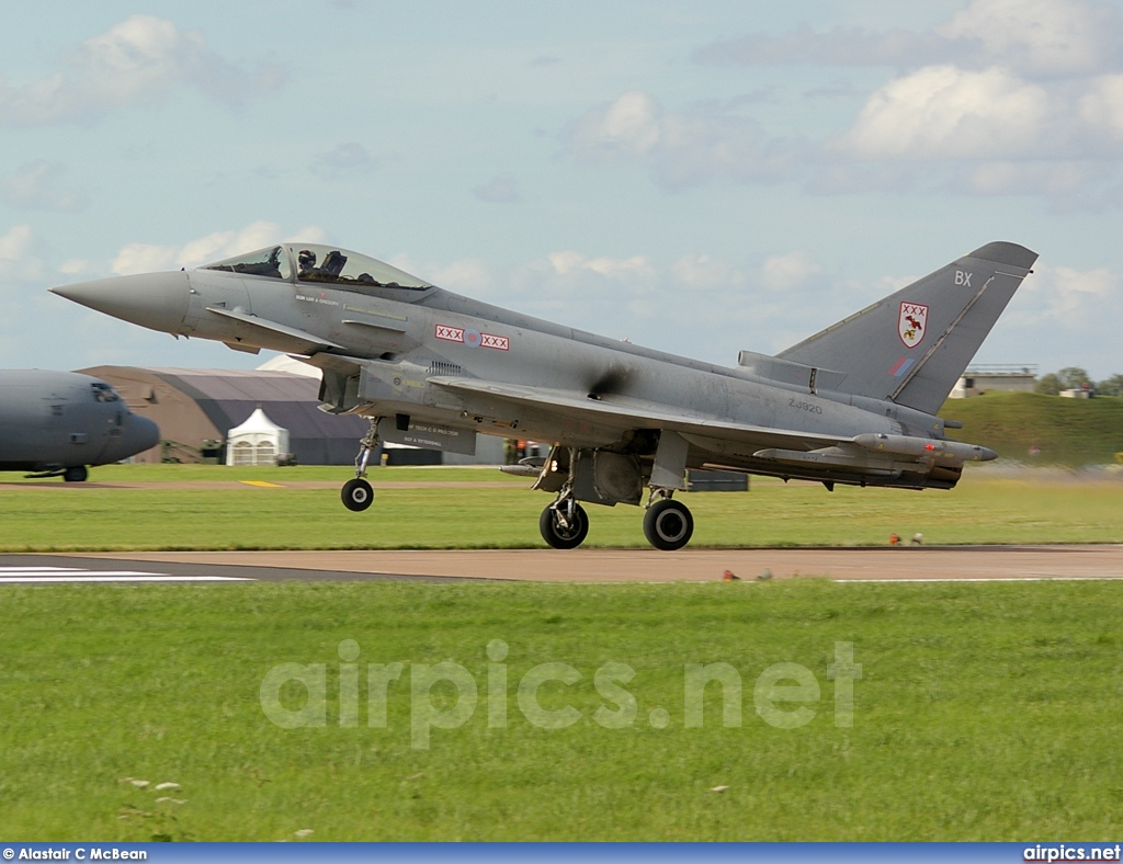 ZJ920, Eurofighter Typhoon F.2, Royal Air Force