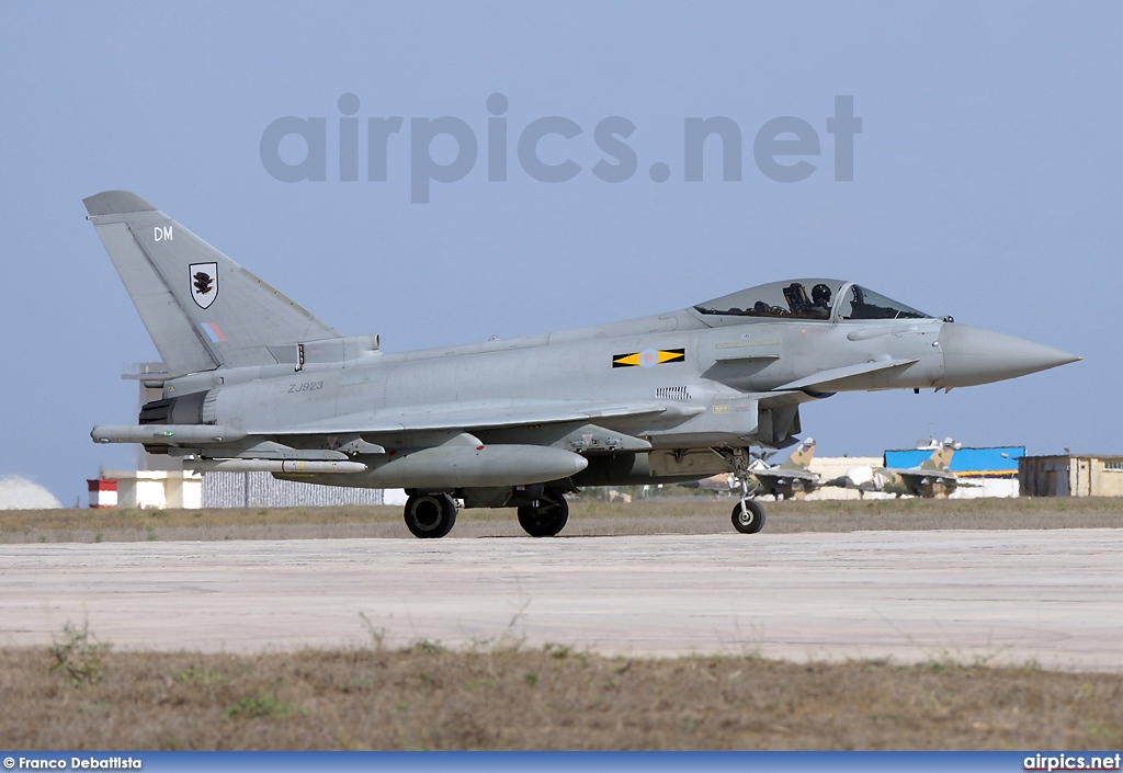 ZJ923, Eurofighter Typhoon F.2, Royal Air Force