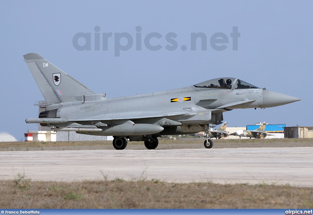 ZJ923, Eurofighter Typhoon F.2, Royal Air Force