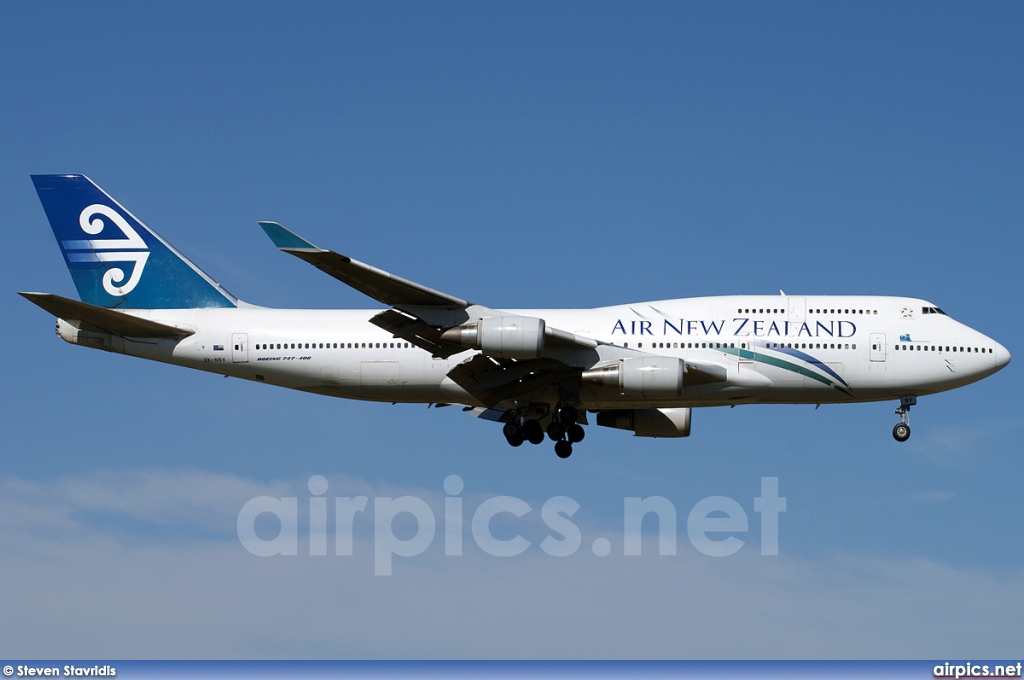 ZK-NBV, Boeing 747-400, Air New Zealand