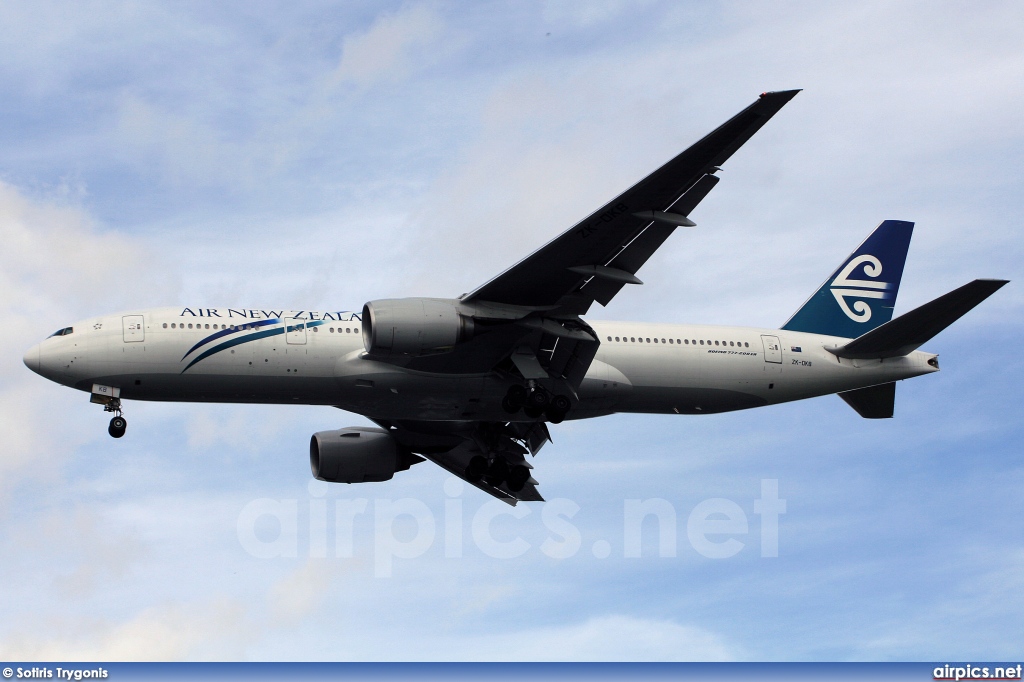 ZK-OKB, Boeing 777-200ER, Air New Zealand