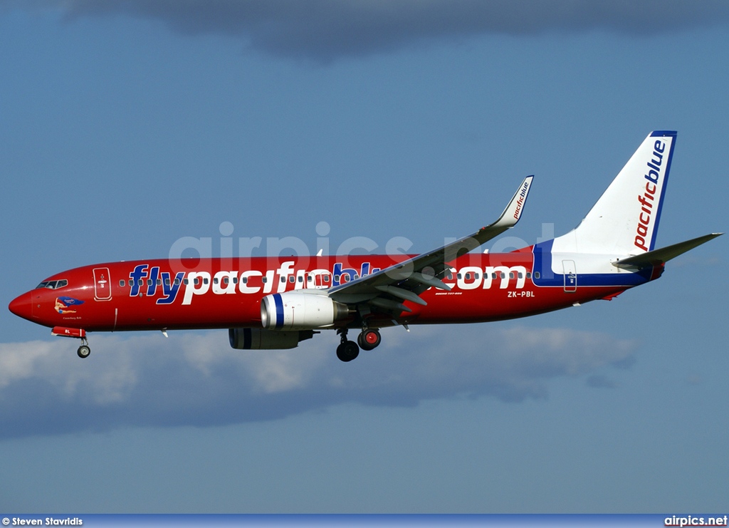 ZK-PBL, Boeing 737-800, Pacific Blue Airlines