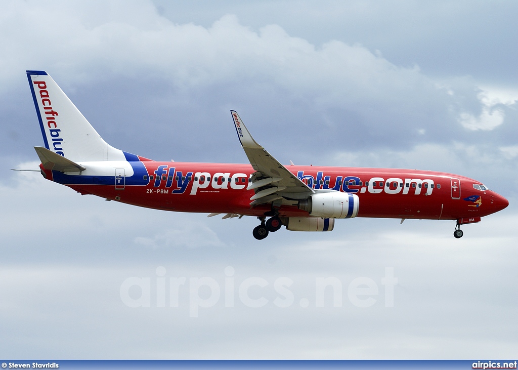 ZK-PBM, Boeing 737-800, Pacific Blue Airlines