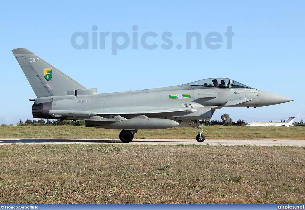 ZK309, Eurofighter Typhoon FGR.4, Royal Air Force