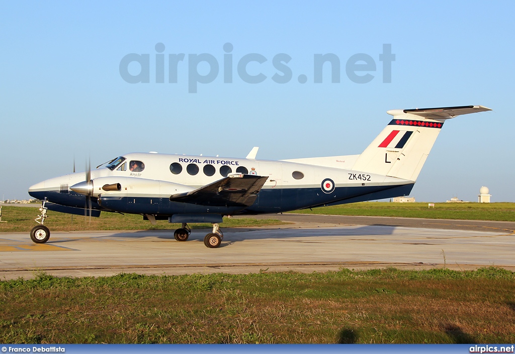 ZK452, Beechcraft B200 King Air, Royal Air Force