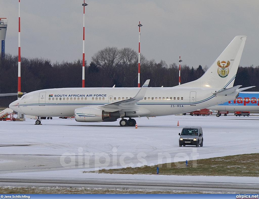 ZS-RSA, Boeing 737-700/BBJ, South African Air Force