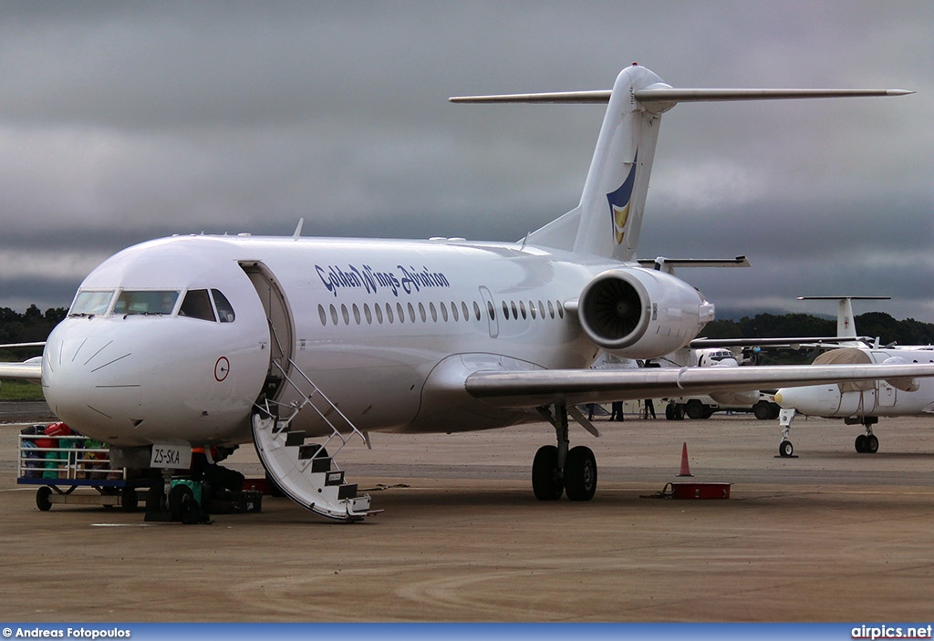 ZS-SKA, Fokker 70, Golden Wings