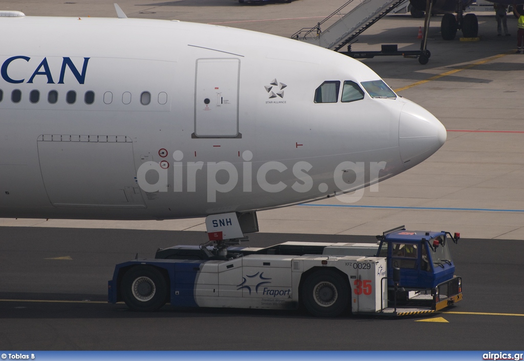 ZS-SNH, Airbus A340-600, South African Airways