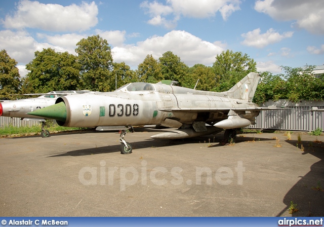 0308, Mikoyan-Gurevich MiG-21PF, Czech Air Force