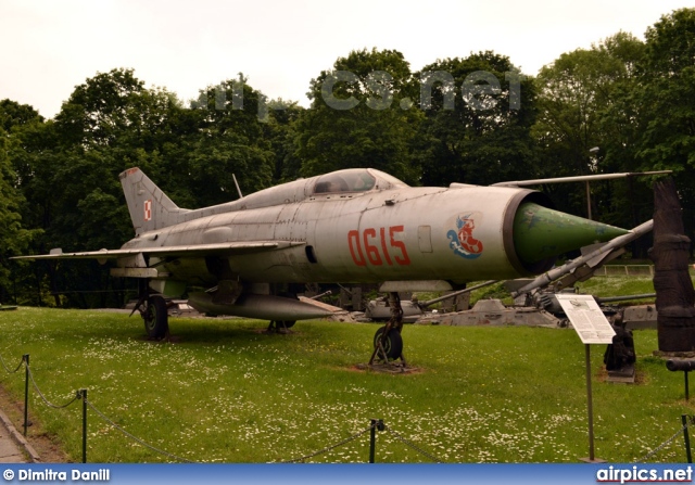 0615, Mikoyan-Gurevich MiG-21PF, Polish Air Force