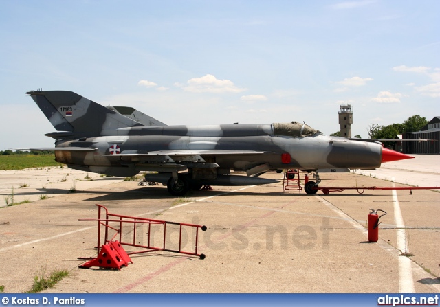 17163, Mikoyan-Gurevich MiG-21bisK, Serbian Air Force