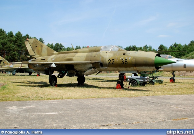 22-38, Mikoyan-Gurevich MiG-21SPS Fishbed F, Untitled