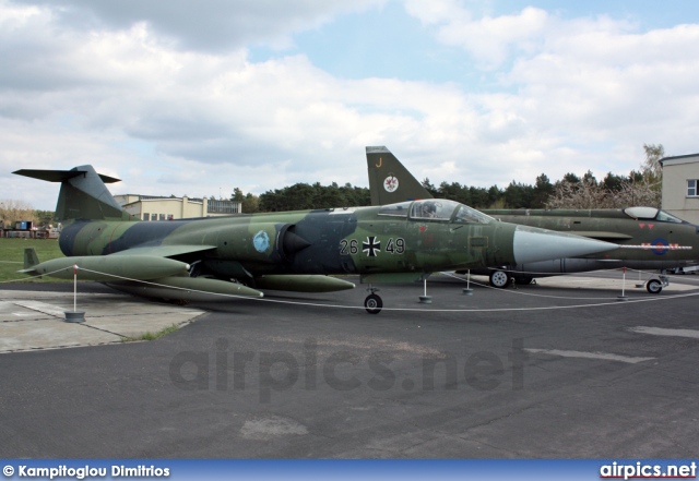 26-49, Lockheed F-104G Starfighter, German Air Force - Luftwaffe