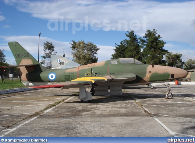 28736, Republic RF-84F Thunderflash, Hellenic Air Force