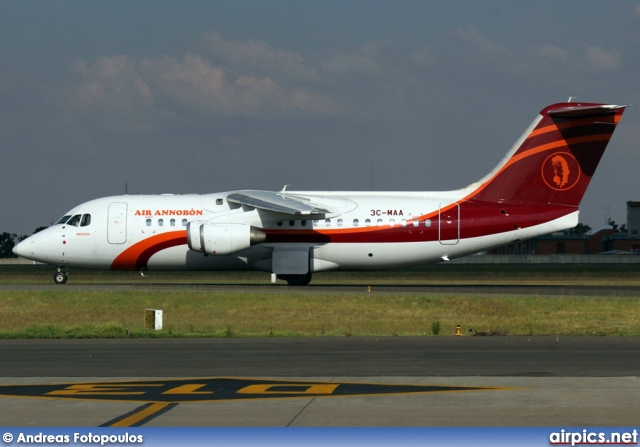 3C-MAA, British Aerospace Avro RJ85, Air Annobon