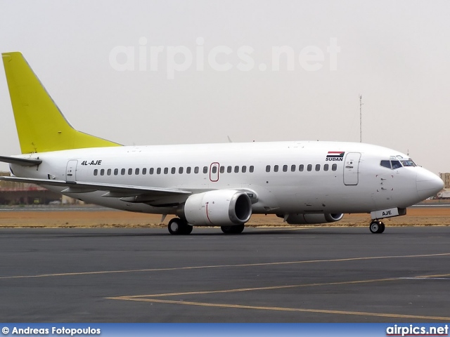 4L-AJE, Boeing 737-500, Sudan Airways