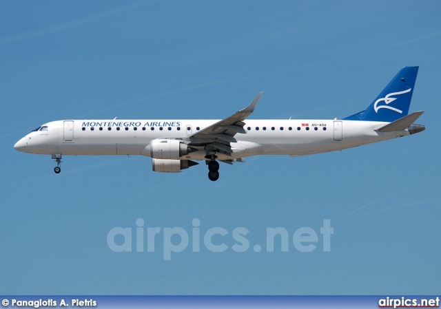 4O-AOA, Embraer ERJ 190-200LR (Embraer 195), Montenegro Airlines