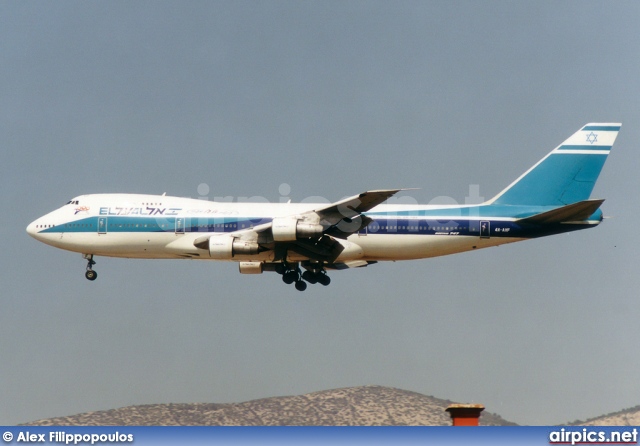 4X-AXF, Boeing 747-200C, EL AL