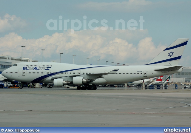 4X-ELB, Boeing 747-400, EL AL