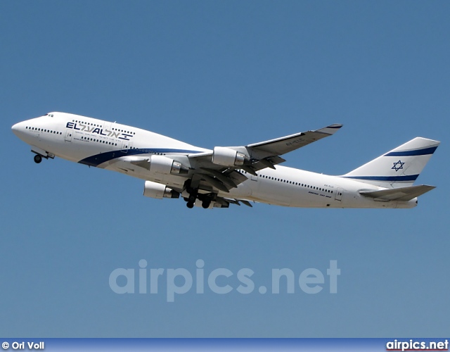 4X-ELC, Boeing 747-400, EL AL