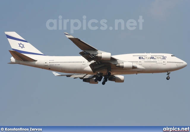 4X-ELE, Boeing 747-400, EL AL