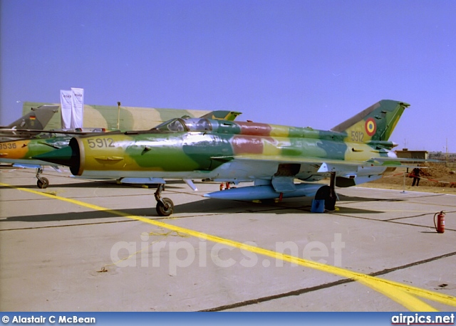 5912, Mikoyan-Gurevich MiG-21MF Lancer A, Romanian Air Force