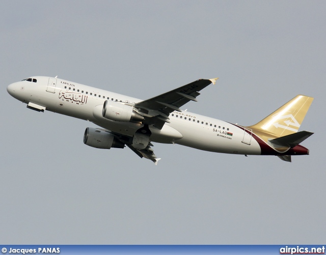 5A-LAQ, Airbus A320-200, Libyan Airlines