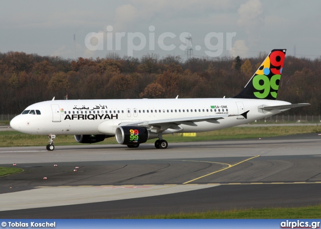 5A-ONK, Airbus A320-200, Afriqiyah Airways