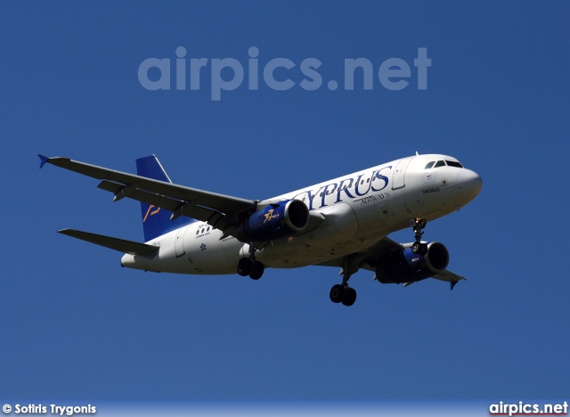 5B-DBO, Airbus A319-100, Cyprus Airways