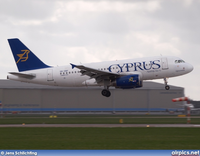 5B-DBP, Airbus A319-100, Cyprus Airways