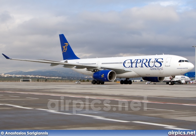 5B-DBS, Airbus A330-200, Cyprus Airways
