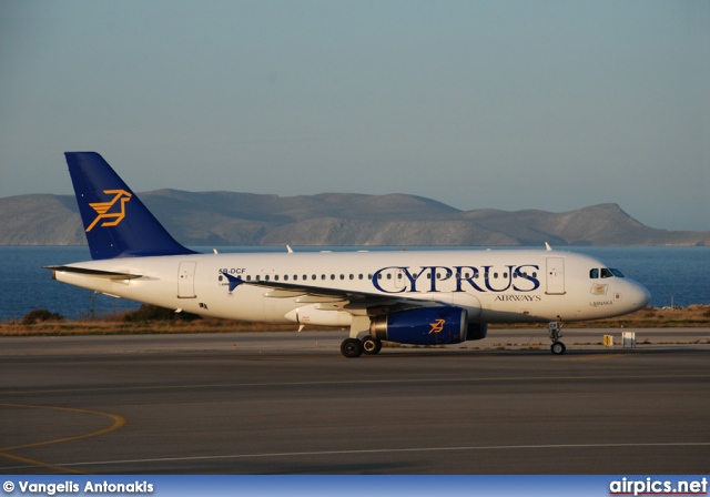 5B-DCF, Airbus A319-100, Cyprus Airways