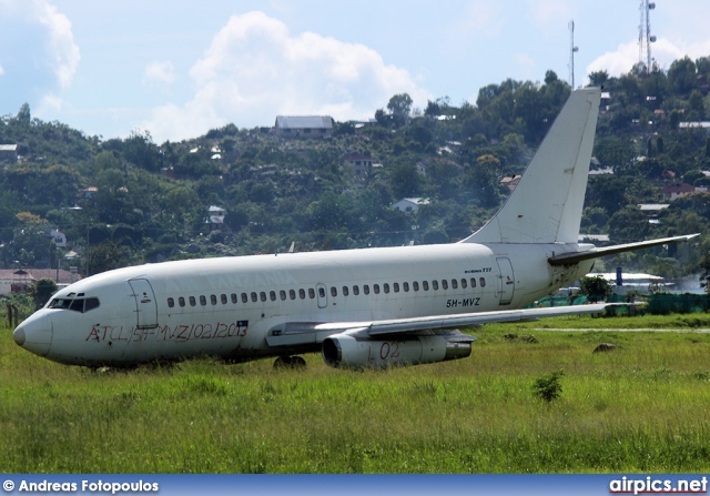 5H-MVZ, Boeing 737-200Adv, Air Tanzania