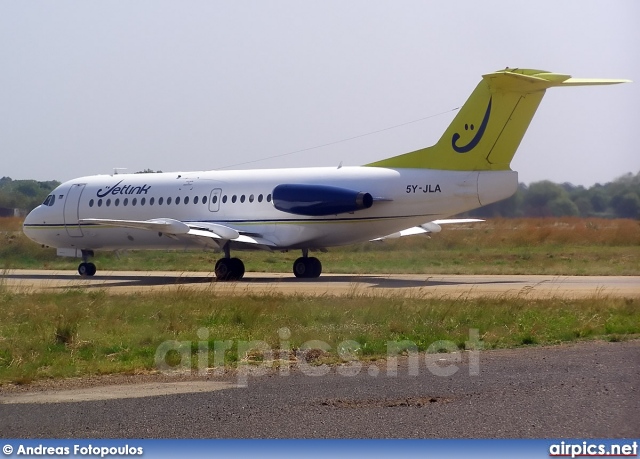 5Y-JLA, Fokker F28-4000 Fellowship, Jetlink