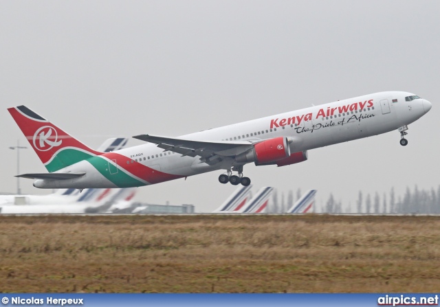 5Y-KQX, Boeing 767-300ER, Kenya Airways