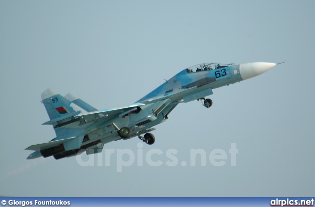 63, Sukhoi Su-27UB, Belarusian Air Force