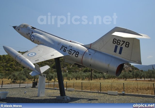 6678, Lockheed RF-104G Starfighter, Hellenic Air Force