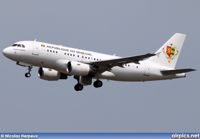 6V-ONE, Airbus A318-100CJ  Elite, Republic of Senegal