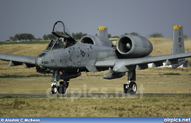 81-0963, Fairchild A-10A Thunderbolt II, United States Air Force