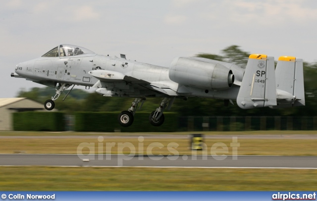 82-0649, Fairchild A-10C Thunderbolt II, United States Air Force