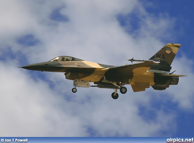 87-0321, Lockheed F-16C Fighting Falcon, United States Air Force